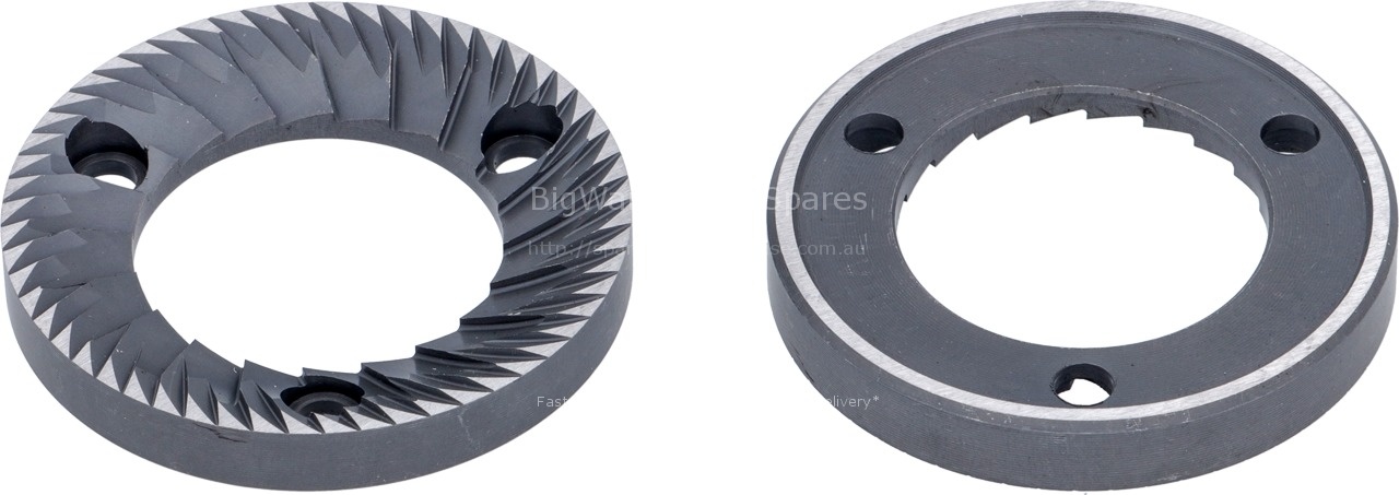 FLAT GRINDING BURRS PAIR 65 mm